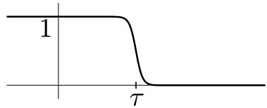 Smooth indicator approximation