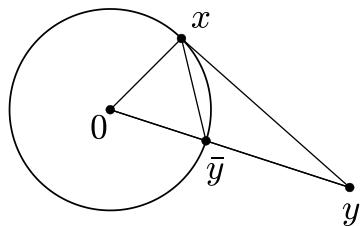 Reverse triangle geometry