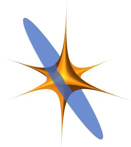 Random section of cross-polytope